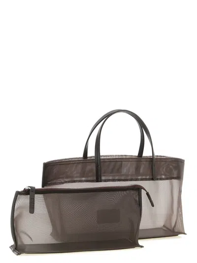 Staud Christos Mini Shoulder Bag In Brown