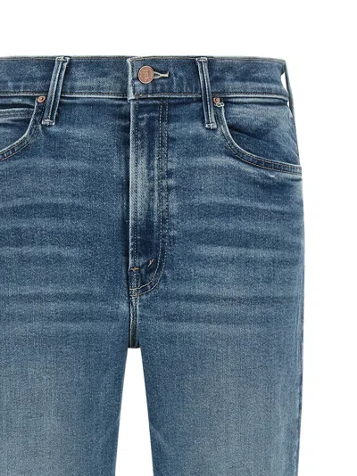 Mother Kick It Jeans In Blue