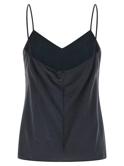 Max Mara Tank Top In Navy