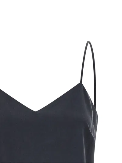 Max Mara Tank Top In Navy