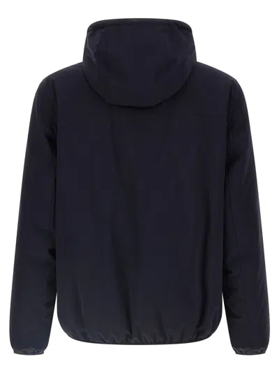Brunello Cucinelli Windproof Technical Fabric Down Jacket In Blue