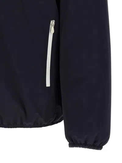 Brunello Cucinelli Windproof Technical Fabric Down Jacket In Blue