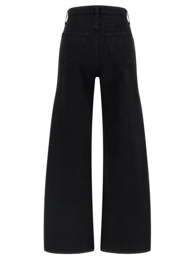 Agolde Low Curve Jeans In Black