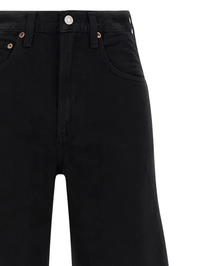 Agolde Low Curve Jeans In Black
