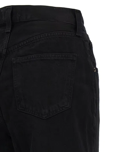 Agolde Low Curve Jeans In Black