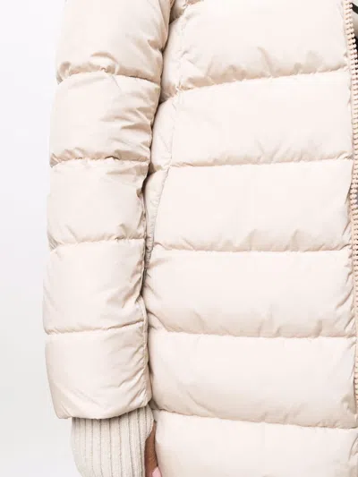 Herno Padded Down Down Jacket In Cream