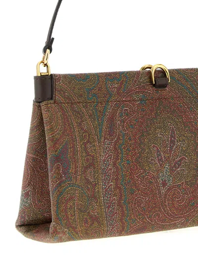 Etro Talk Clutch In Brown