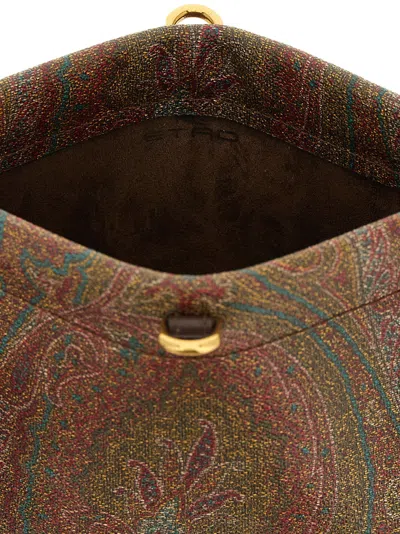 Etro Talk Clutch In Brown