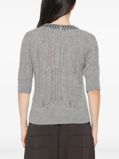 Ermanno Scervino Sweater In Grey