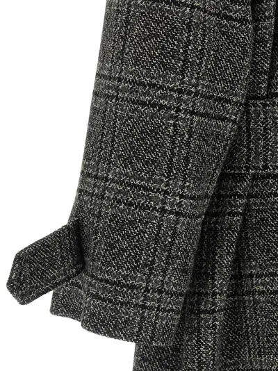 Balenciaga One Layer Coat In Grey