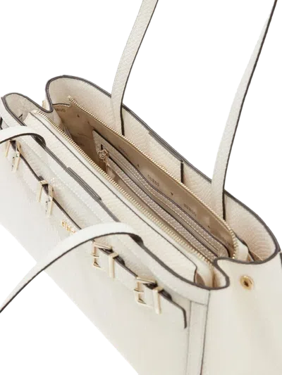 Guess Structured Polyurethane Shoulder Bag In Pattern