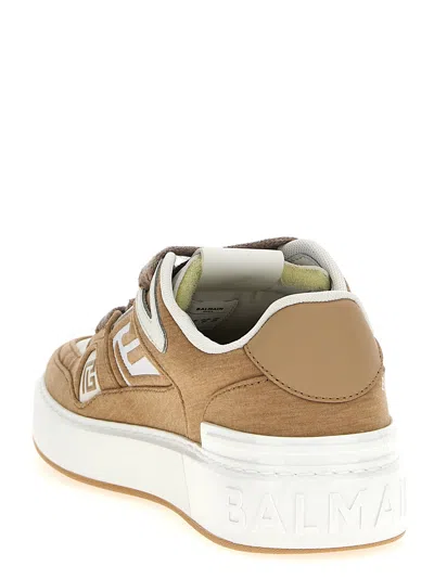 Balmain B-court Sneaker In Brown