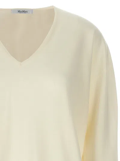 Max Mara Women Cashmere Sweater In White