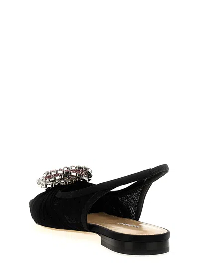 Mach&mach Mach & Mach 'galaxy' Slingback In Black