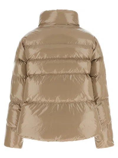 Pinko Mirco Down Jacket In Beige