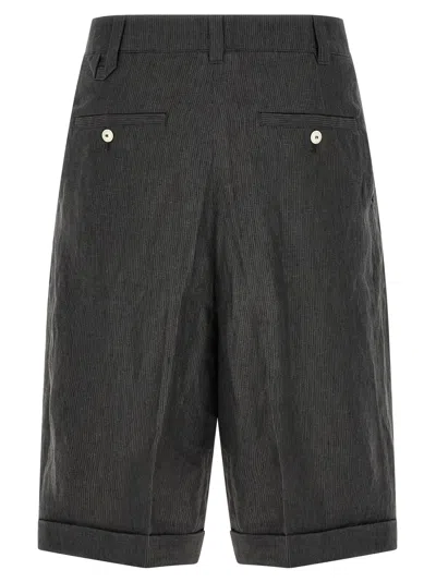 Jacquemus Bermuda Shorts In Charcoal