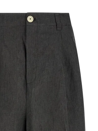Jacquemus Bermuda Shorts In Charcoal