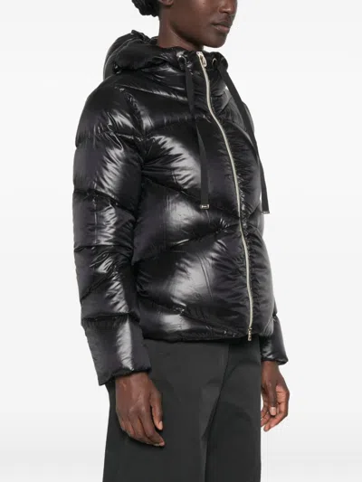 Herno Quilted Down Down Jacket In Black