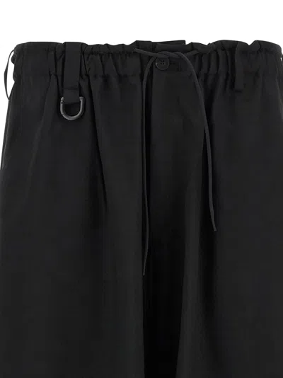 Y-3 Oversized Technical Cargo Pants In Black