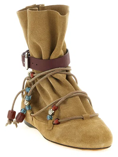 Isabel Marant Letiz Ankle Boot In Brown