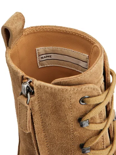 Tod's Suede Ankle Boots Featuring Pull Tab In Brown