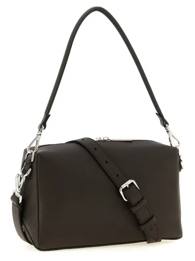 Fendi Medium Lui Leather Shoulder Bag In Black