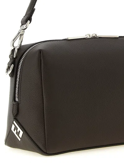 Fendi Medium Lui Leather Shoulder Bag In Black
