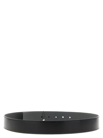 Givenchy Reversible Calf Leather Belt In Black