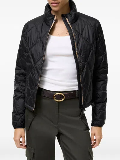Burberry Down Jacket In Black