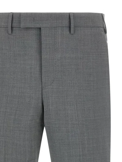 Pt Torino Master Trousers In Gray