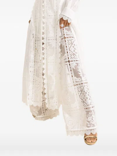 Zimmermann Aster Trousers In Ivory