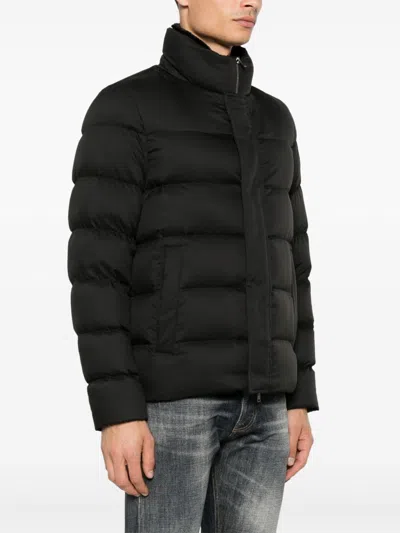 Herno Goose Down Padded Down Jacket In Black