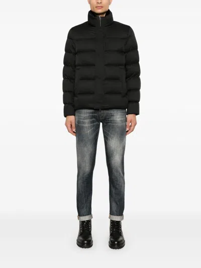 Herno Goose Down Padded Down Jacket In Black