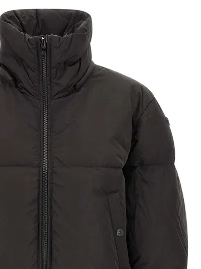 Diesel Down Jacket In Black