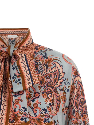Zimmermann Aster Blouse In Blue