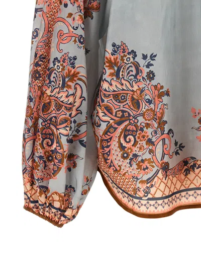 Zimmermann Aster Blouse In Blue