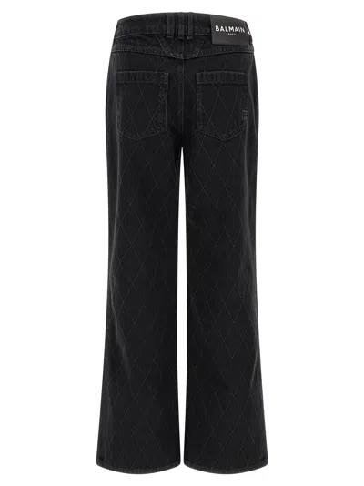 Balmain Paris Jeans In Black