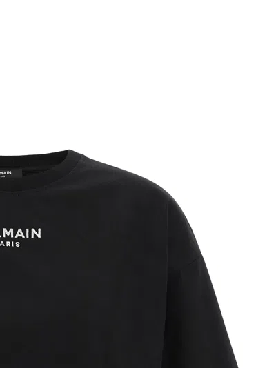 Balmain Paris T-shirt In Black