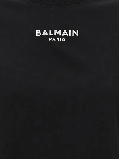 Balmain Paris T-shirt In Black