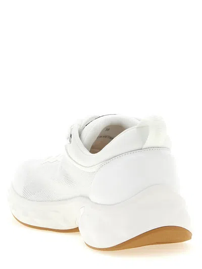 Jimmy Choo Solid Color Sneakers In White