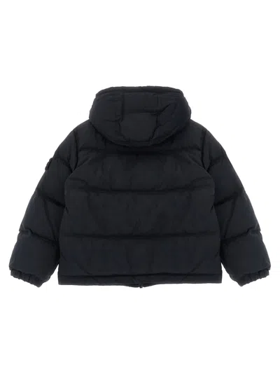 Stone Island Junior Quilted Down Down Jacket In Black