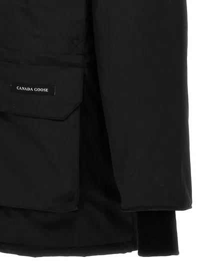 Canada Goose Down Jacket In Black