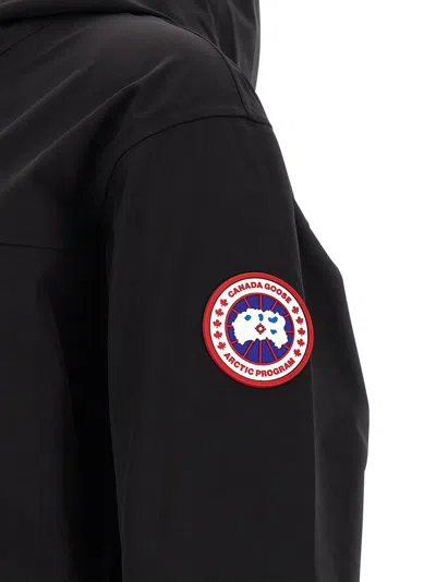 Canada Goose Rupert Rain Jacket In Black