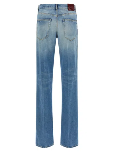 Gucci Stone-washed Denim Jeans In Blue