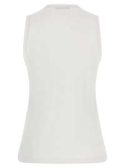 Balmain Paris Tank Top In White