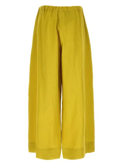 Max Mara 's Trousers In Yellow