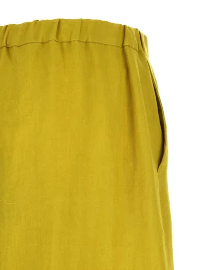 Max Mara 's Trousers In Yellow