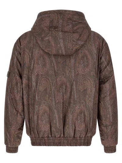 Etro Arnica Bomber Jacket In Brown