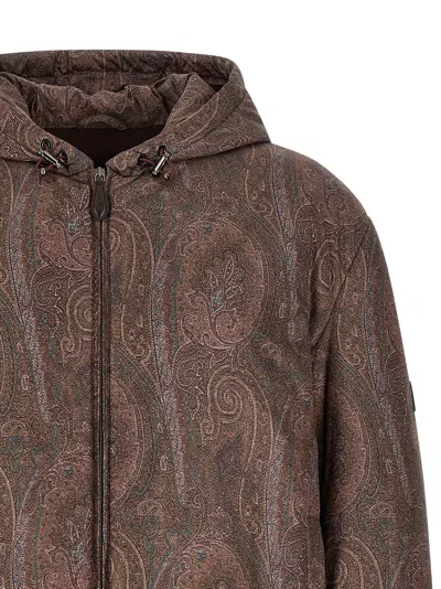 Etro Arnica Bomber Jacket In Brown
