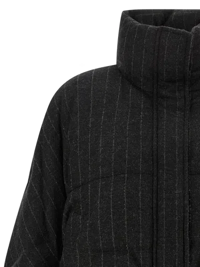 Brunello Cucinelli Down Jacket In Black